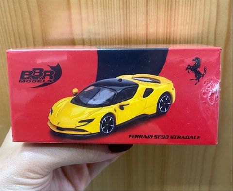  Mô hình xe BBR Models BBRFER64031 Ferrari SF90 Giallo Modena 