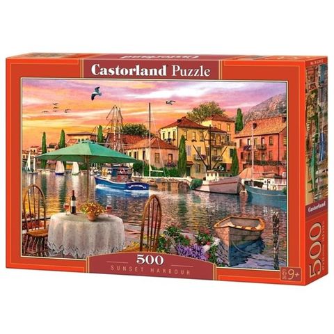  B52912 Xếp hình Sunset Habour 500 mảnh CASTORLAND 