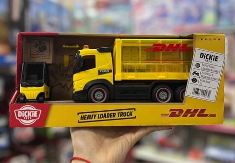  203744027 Đồ Chơi Xe Tải DICKIE TOYS DHL Heavy Loader Truck 