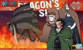 One Piece Great Ship Collection Dragon Ship Color Coded Plastic Model 
