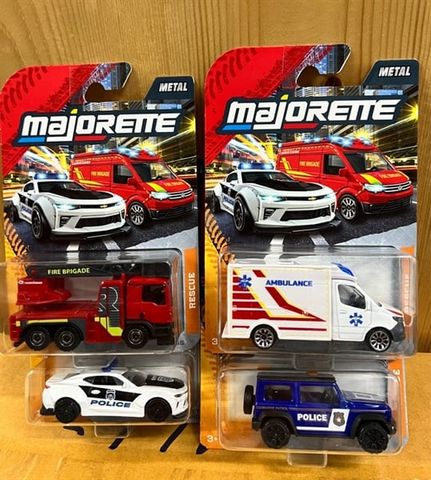  8503000003038 Đồ Chơi Xe Mô Hình MAJORETTE Rescue Premium Cars 