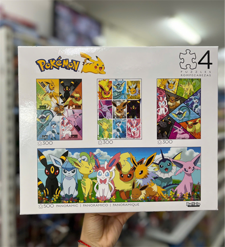  Tranh ghép FT1-051524 Buffalo Games Pokemon - Eevee Montage - Multipack Puzzles 