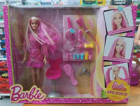  Bo lam toc barbie salon stylist 