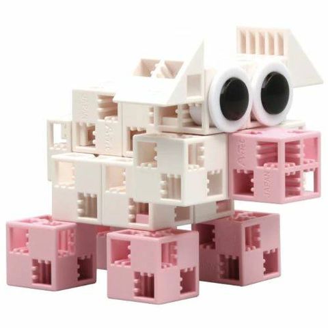  Bộ đồ chơi xếp hình đa diện- Động vật nông trại 