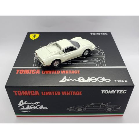  Xe mô hình Tomytec 1/64 TLV Dino 246gt White 