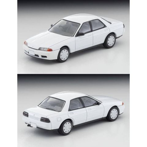  Xe Tomytec LV-N194d Nissan Skyline 4 Door Sport Sedan GXi Type X 1992 (White) 