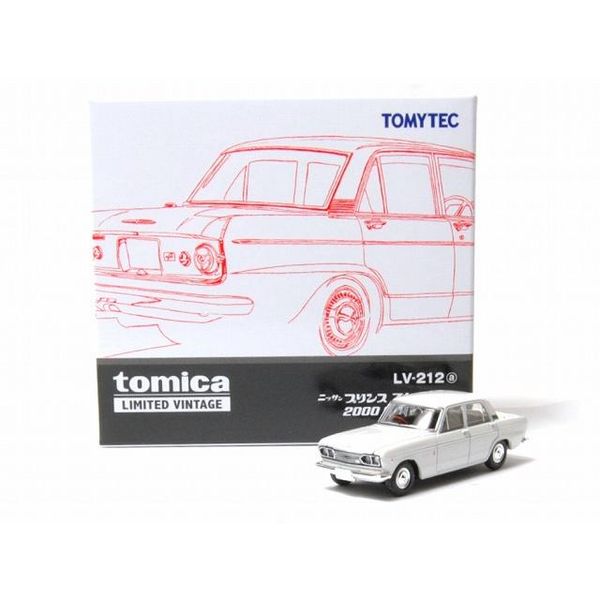Mô hình xe LV-212a Tomytec Nissan Prince Skyline 2000GT-B White 67
