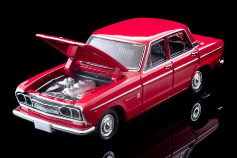  Mô hình xe LV-212b Tomytec Nissan Prince Skyline 2000GT-B Red 67 