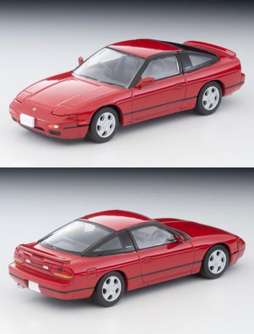  Mô hình xe Tomytec Tomica Limited Vintage Neo LV-N235e Nissan 180SX Type X Red 1995 