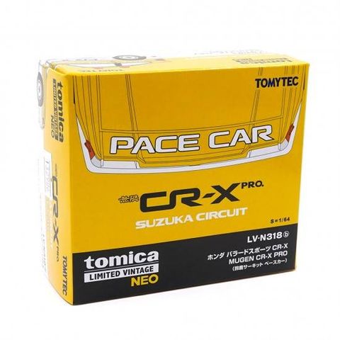  Xe mô hình Tomytec LV-N318b Honda Ballard Sports CR-X MUGEN CR-X PRO Suzuka Circuit Pace Car 