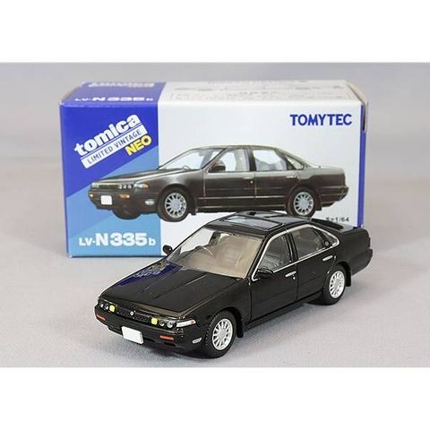  Mô hình xe Tomytec LV-N335b Nissan Sephiro Sport Cruising Black '88 