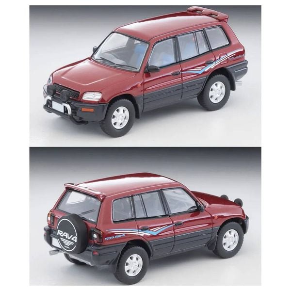 Tomytec Scale LV-N354a Toyota RAV4L V Wine/Gray 1995