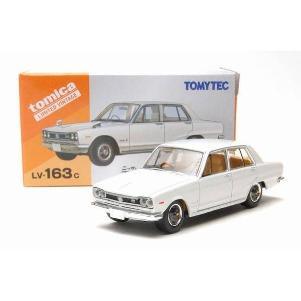 Tomytec Tomica Limited Vintage LV-163c Nissan Skyline 2000 GT-X White 1972