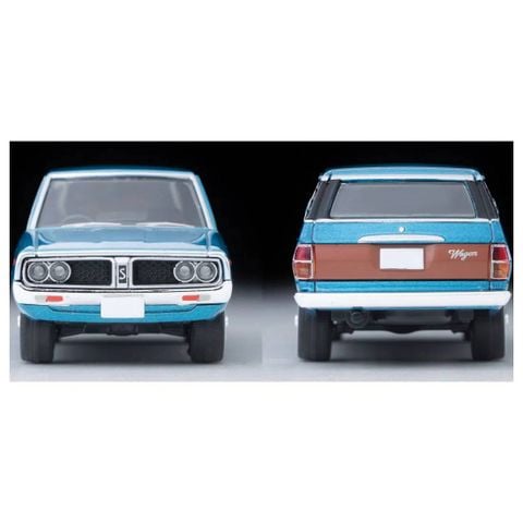  Xe mô hình Tomytec LV-N55b Nissan Skyline Wagon 1800 Sporty GL Blue 72 