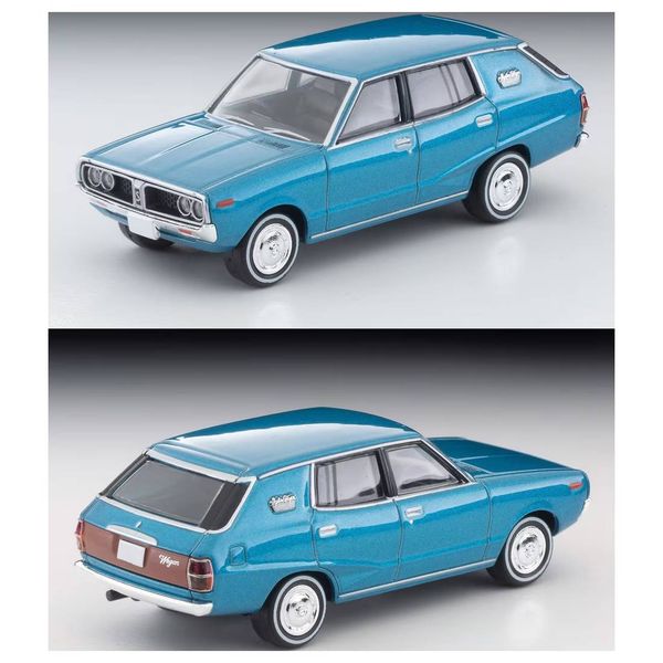 Xe mô hình Tomytec LV-N55b Nissan Skyline Wagon 1800 Sporty GL Blue 72