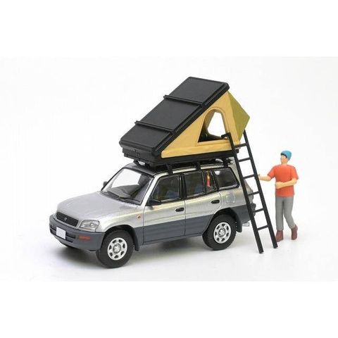  Mô hình xe TOMYTEC LV-N354c Toyota RAV4J V Silver Tent, Figure 