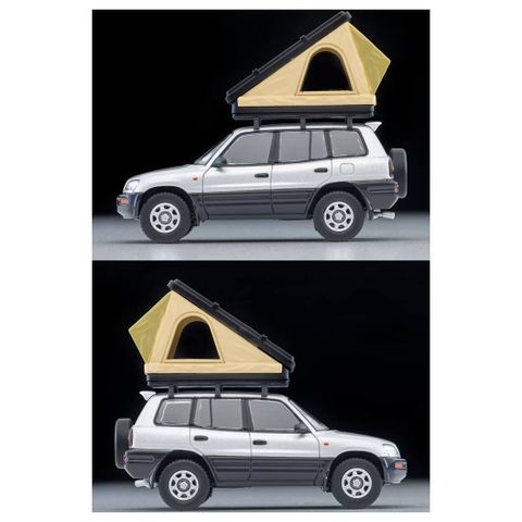  Mô hình xe TOMYTEC LV-N354c Toyota RAV4J V Silver Tent, Figure 