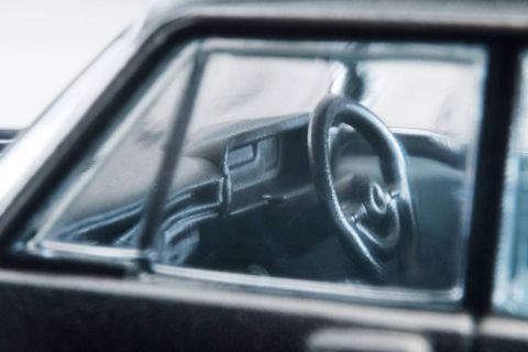  Mô hình xe Tomytec 1/64 TOYOPET CROWN CUSTOM Gray 1967 LV-206b 