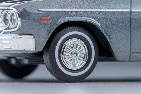  Mô hình xe Tomytec 1/64 TOYOPET CROWN CUSTOM Gray 1967 LV-206b 