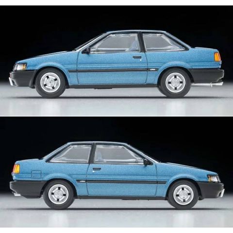  Mô hình xe Tomytec 1/64 LV-N284d Toyota Corolla Levin 2-Door GT Blue 83 Year 