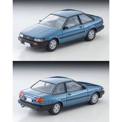 Mô hình xe Tomytec 1/64 LV-N284d Toyota Corolla Levin 2-Door GT Blue 83 Year 