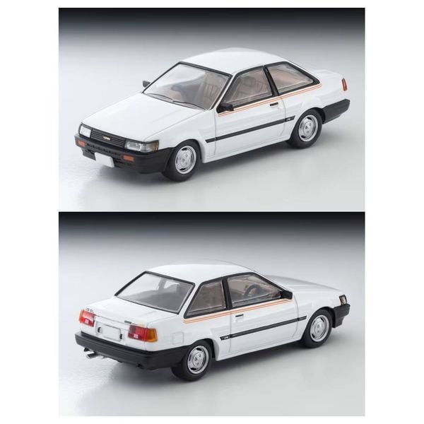 Mô hình xe LV-N284e TOMYTEC 1/64 Toyota Corolla Levin 2-Door Lime White