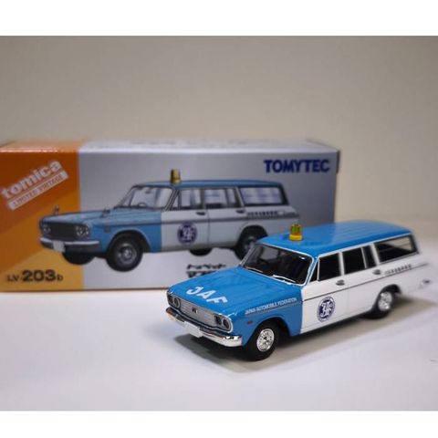 Mô hình xe TOMYTEC LV-203b Toyopet Master Line Light Van JAF 1966 