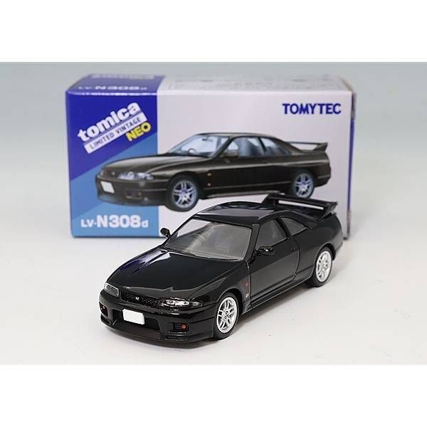Mô hình xe TOMYTEC LV-N308d Nissan Skyline GT-R V-spec Black 1995
