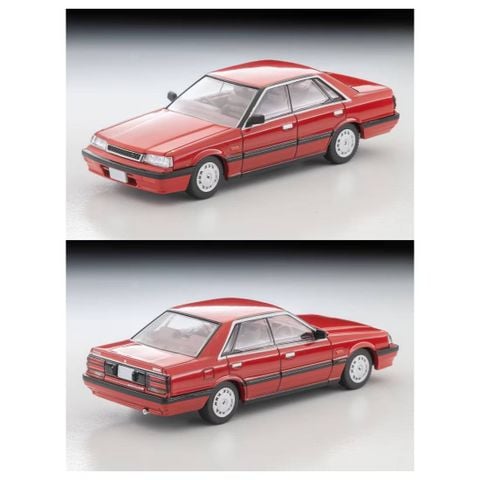  Mô hình xe Tomytec LV-N352a Nissan Skyline 4-Door HT 1800 Passage (Red) 1987 