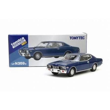  Mô hình xe TOMYTEC LV-N359a Nissan Gloria 2-Door HT 2800 SGL Navy Blue 75 