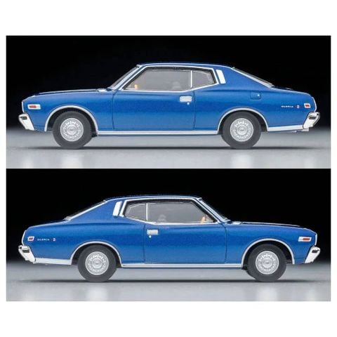  Mô hình xe TOMYTEC LV-N359a Nissan Gloria 2-Door HT 2800 SGL Navy Blue 75 