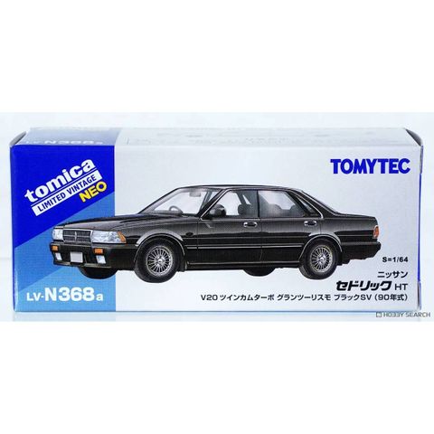  Mô hình xe TOMYTEC LV-N368a Nissan Cedric HT V20 Twin Cam Turbo Gran Turismo Black SV 1990 