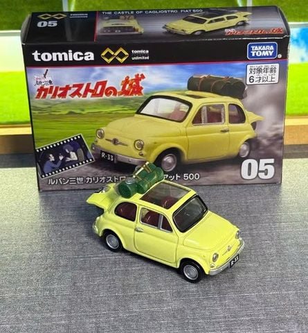  Xe Tomica Premium Unlimited 05 Lupin III Castle of Cagliostro Fiat 500 
