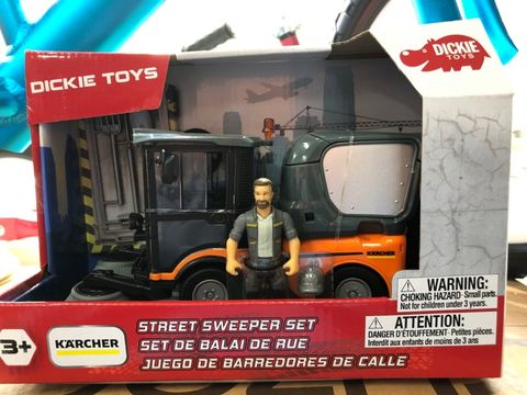  203833006EFS Bộ Đồ Chơi Xe Vệ Sinh Đường Phố DICKIE TOYS Playlife-Street Sweeper Set 