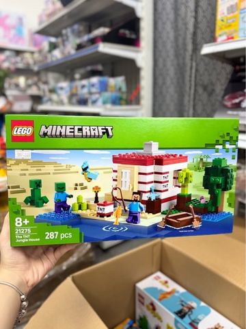  LEGO MINECRAFT 21275 Lắp ráp Pháo Đài TNT Trong Rừng 