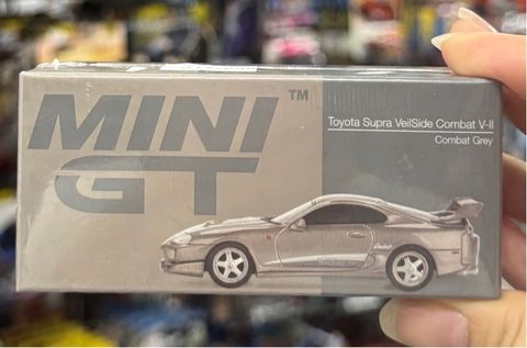  Xe Mini GT Box Version MGT00978 Toyota Supra VeilSide Combat V-II Combat Grey 