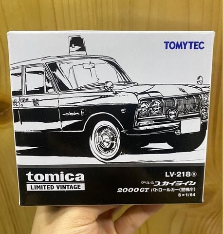  TOMYTEC LV-218a Prince Skyline 2000GT Patrol Car, Metropolitan Police 