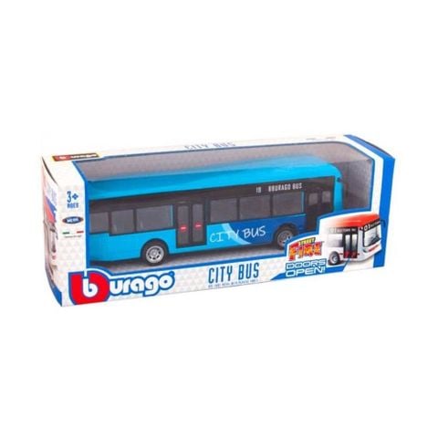  18-32102 Mô hình xe Bburago City Bus (xanh) 