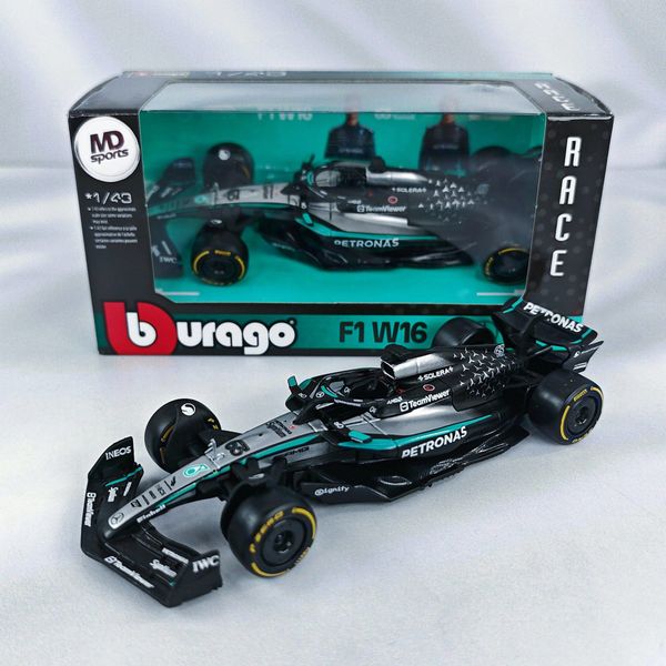 18-38257 Bburago Mô hình xe 1:43 Formula F1 W16