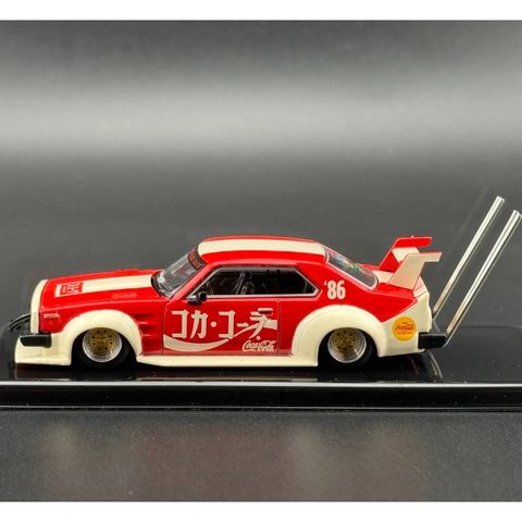  PopRace PR640135 SKYLINE C210 KAIDO RACER (BOSOZOKU STYLE) - COCA COLA JP 