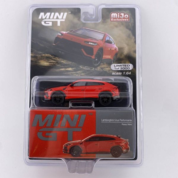 Minigt Card Version MGT00657 Lamborghini Urus Performante Rosso Mars