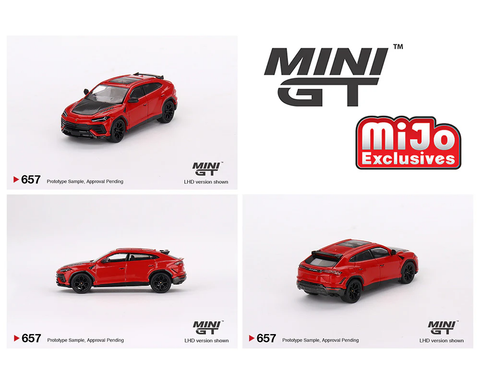  Xe mô hình Minigt Card Version MGT00657 Lamborghini Urus Performante Rosso Mars 