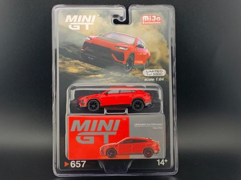  Xe mô hình Minigt Card Version MGT00657 Lamborghini Urus Performante Rosso Mars 