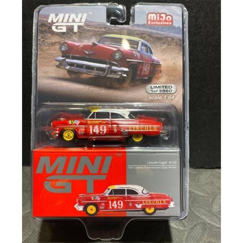  Xe Mini GT Card Version MGT00611 Lincoln Capri 1954 Carrera Panamericana Class Winner149 