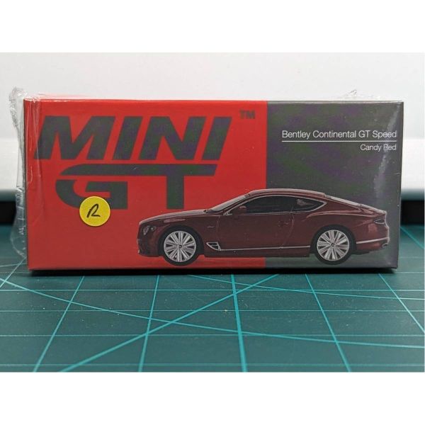MINI GT Bentley Continental GT Speed 2022 Candy Red (RHD) tỷ lệ 1/64
