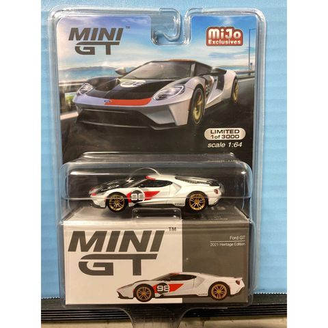  Xe Mini GT 1:64 Mijo Exclusive Ford GT 2021 Ken Miles Heritage Limited Edition 