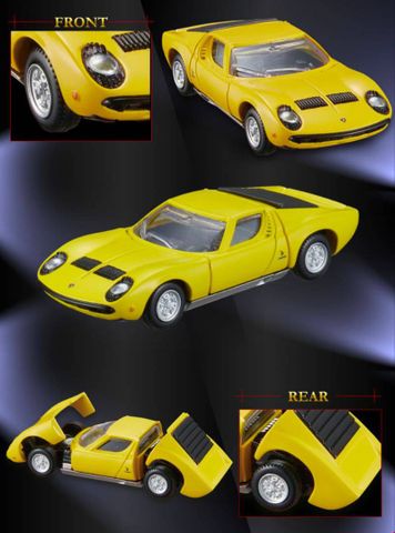  Mô hình xe Tomica Premium 05 Lamborghini Miura P400S (vàng) 