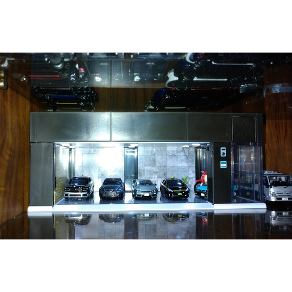 Hộp trưng bày xe Tomica Garage PRM Black Edition