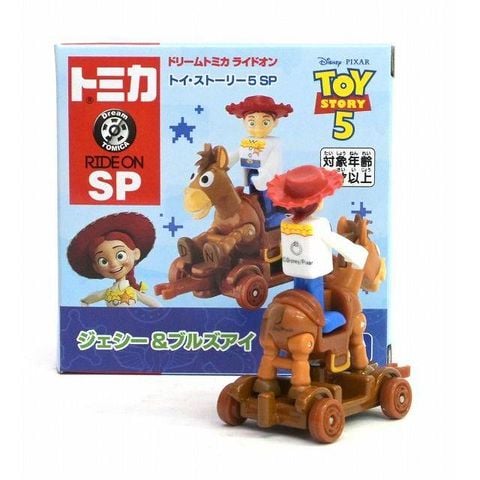  Mô hình xe Tomica Dream Ride-On Toy Story5 Jessie & Bullseye 