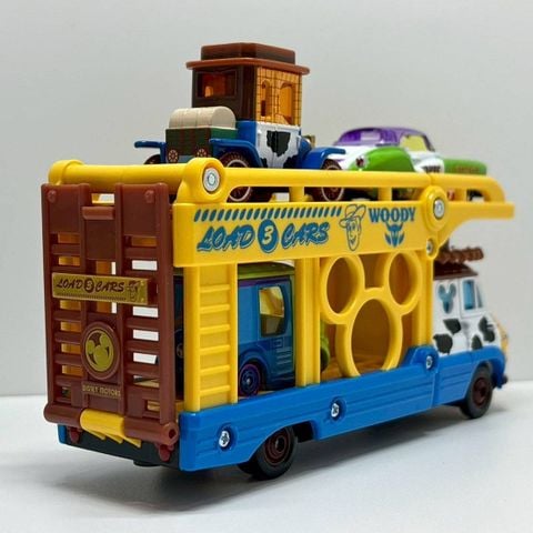  Mô hình xe Tomica Disney Motors Plas Tranpo Toy Story 5 Woody 